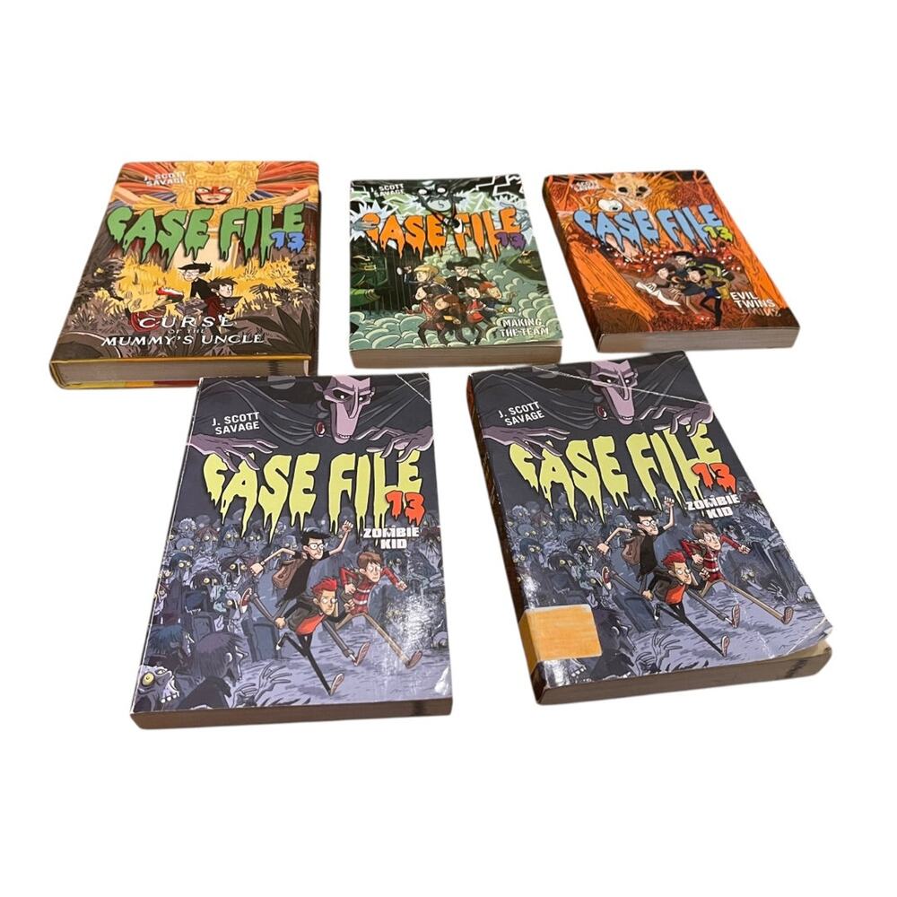 The Case File 13 J. Scott Savage 1-4 Paperback‎ and Hardcover Harper